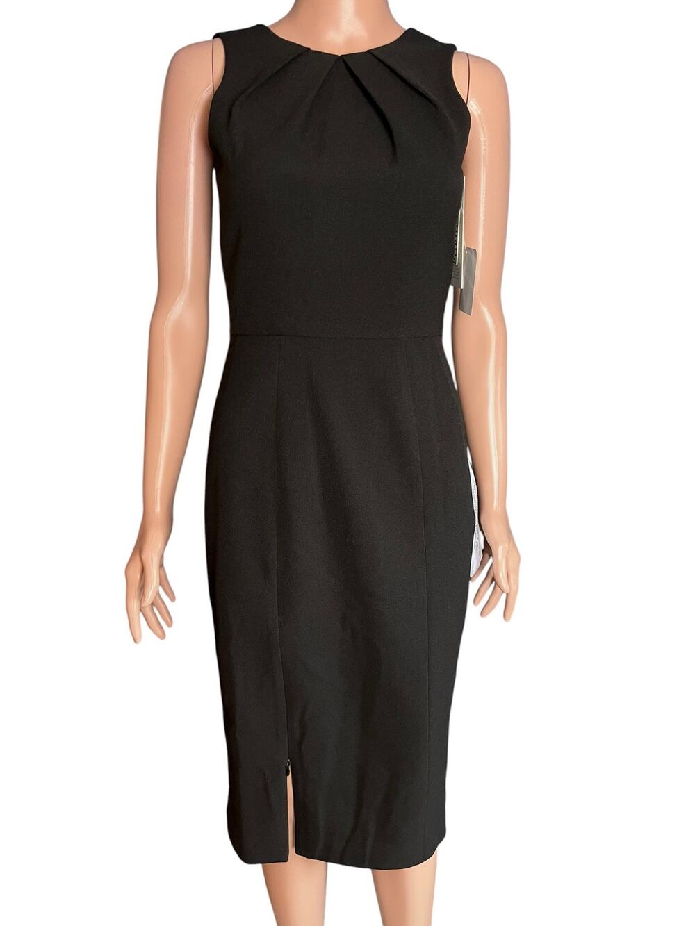 Dress The Population LBD Midi New w/Tags XXS Sheath “Simone” Cocktail Party